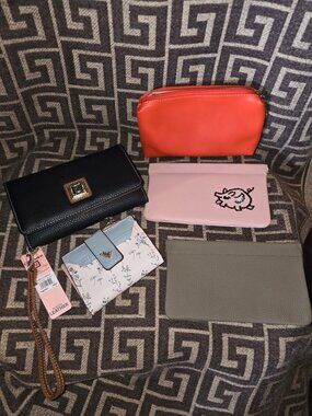 Wallet Pouch Lot 5 Pieces Stone Mountain Wristlet NWT